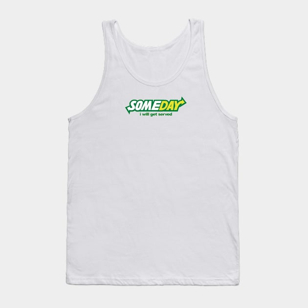 Someday Subway parody Design Tank Top by Church Life